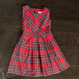 Vineyard Vines Red Plaid Kids Dress